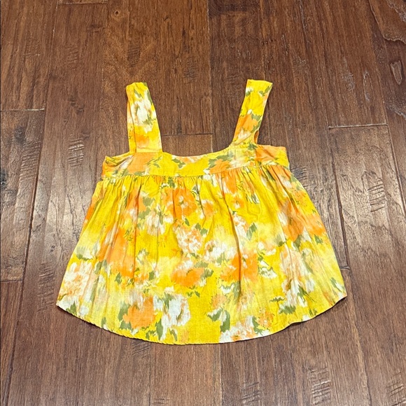 Size Small STARK X Vibrant Yellow and Orange Sleeveless Top - Picture 7 of 8